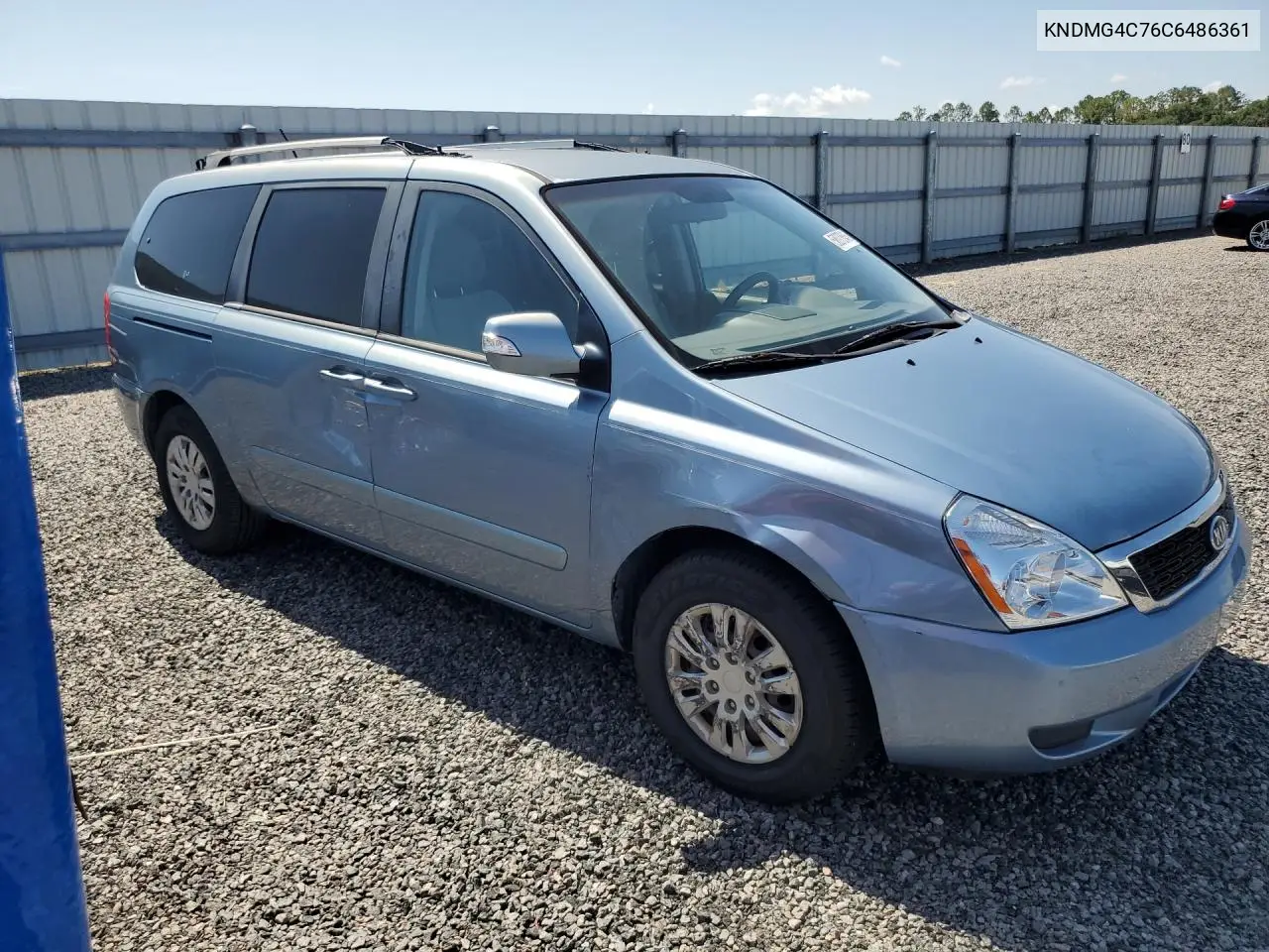 2012 Kia Sedona Lx VIN: KNDMG4C76C6486361 Lot: 58073646