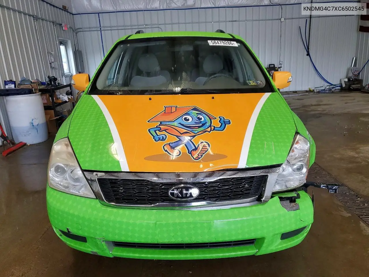 2012 Kia Sedona Lx VIN: KNDMG4C7XC6502545 Lot: 58479286