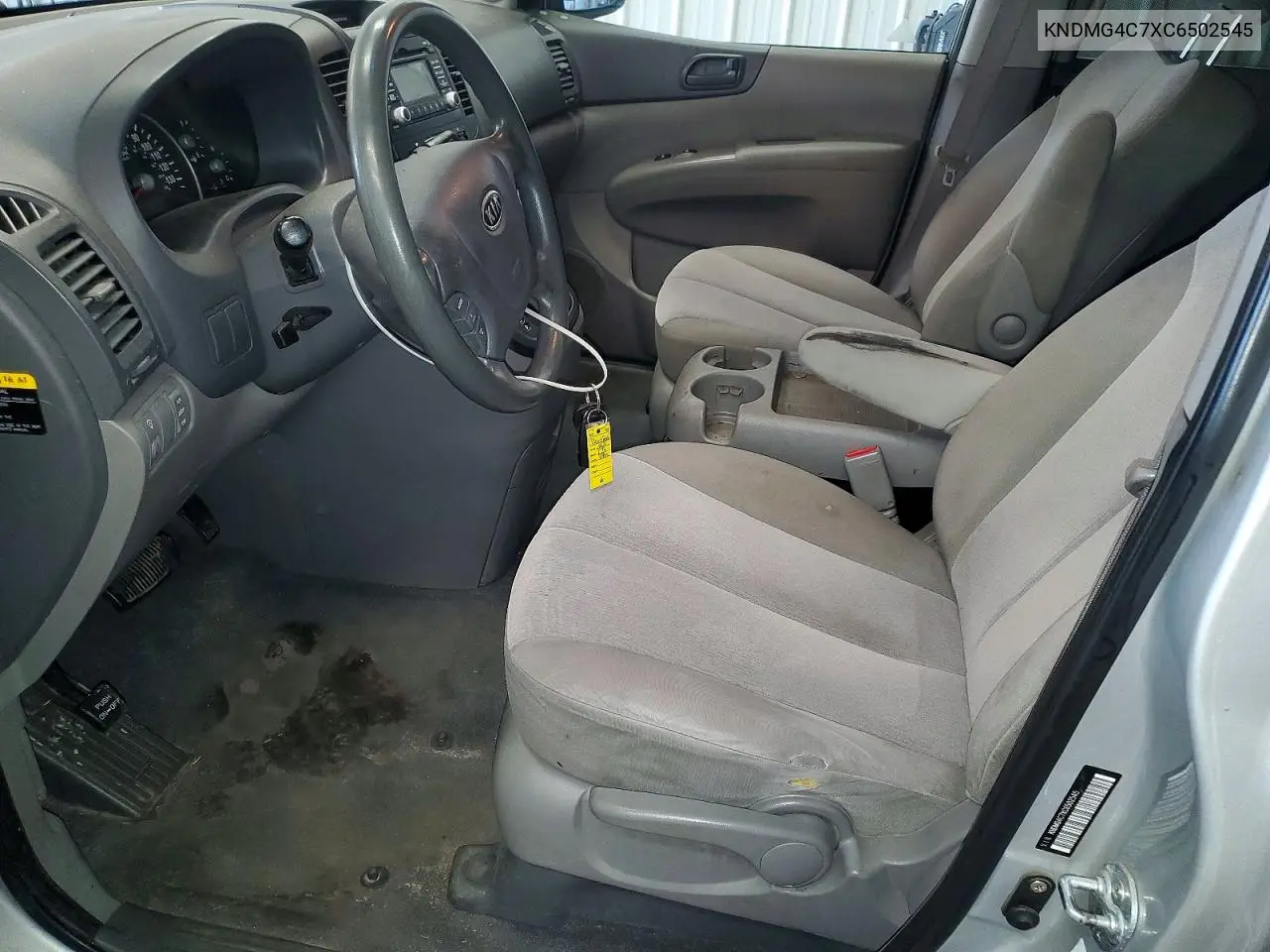 2012 Kia Sedona Lx VIN: KNDMG4C7XC6502545 Lot: 58479286