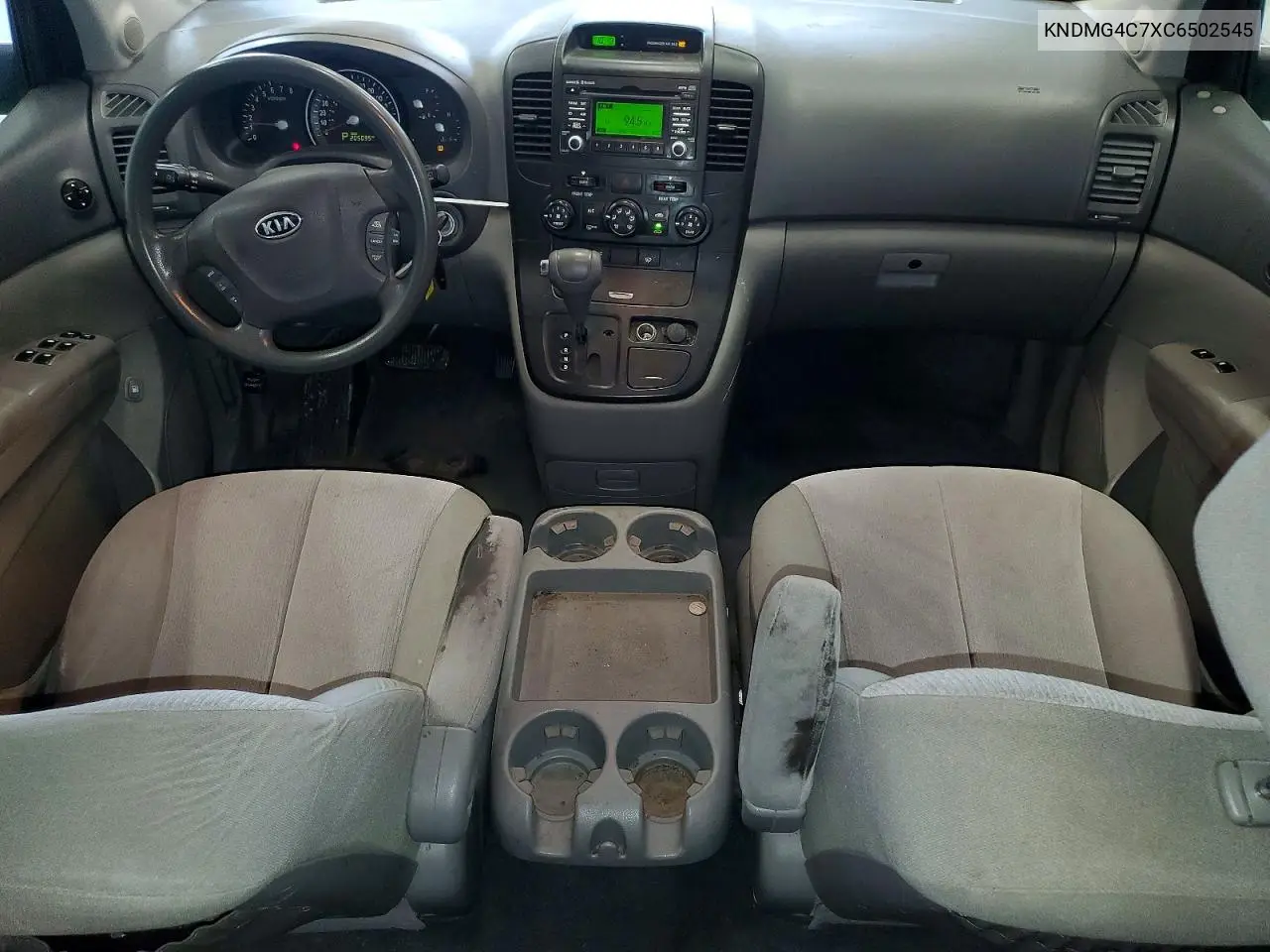2012 Kia Sedona Lx VIN: KNDMG4C7XC6502545 Lot: 58479286
