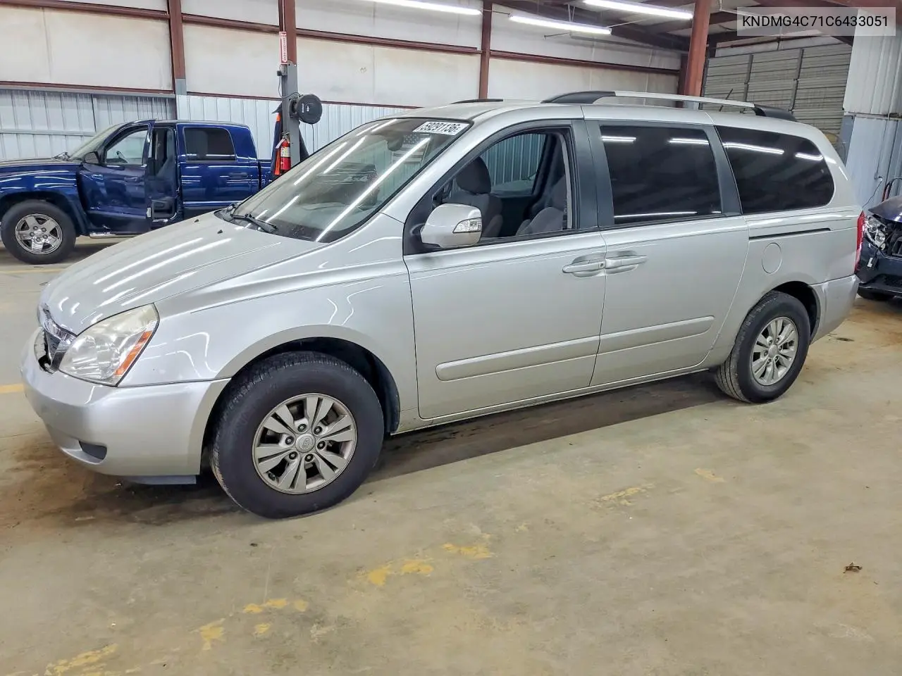 2012 Kia Sedona Lx VIN: KNDMG4C71C6433051 Lot: 59291136