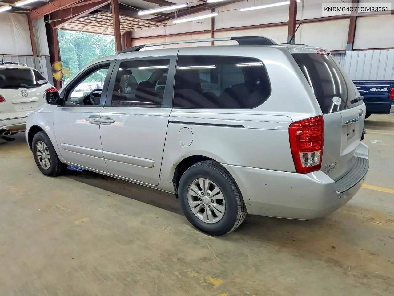 2012 Kia Sedona Lx VIN: KNDMG4C71C6433051 Lot: 59291136