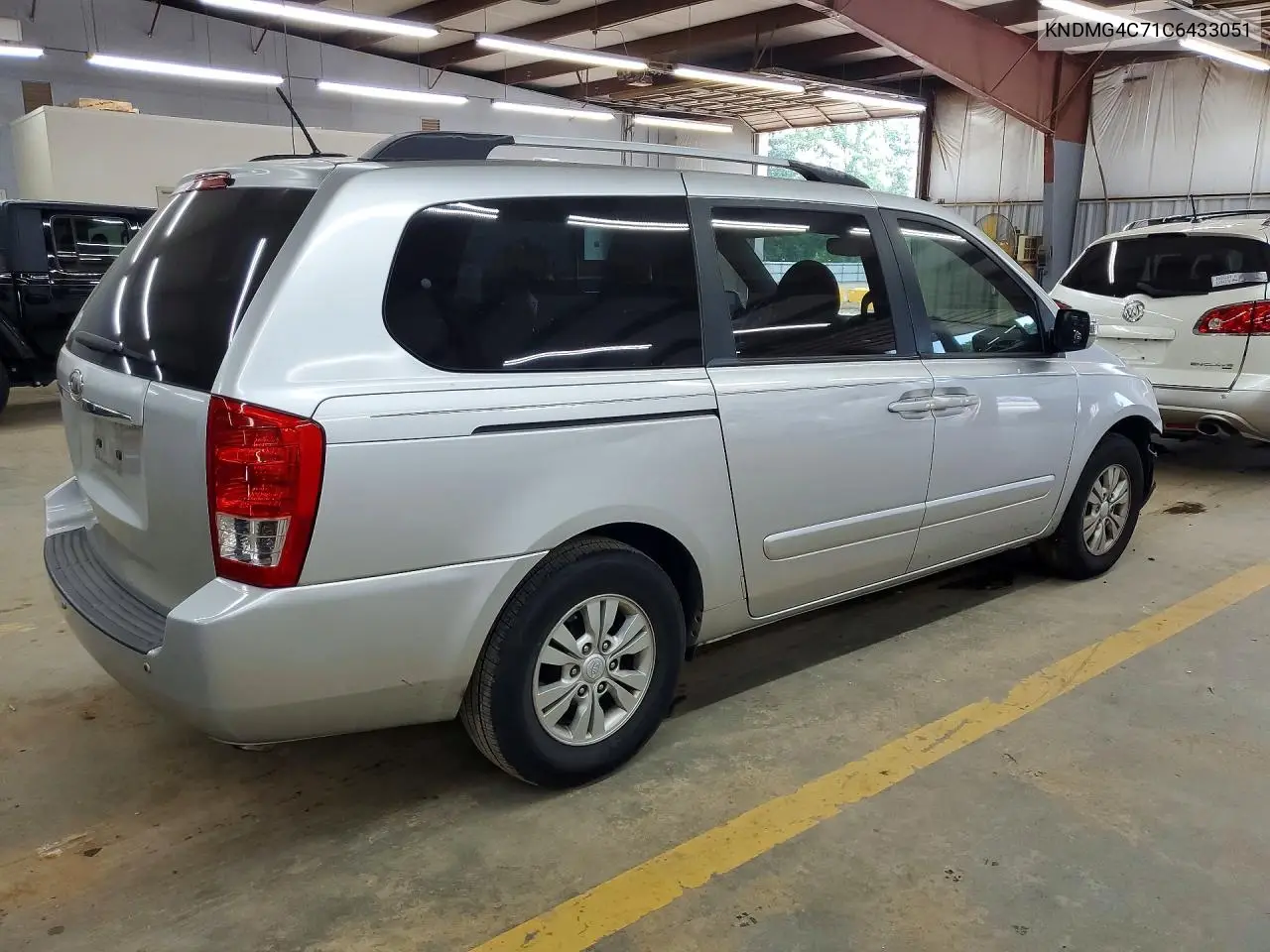 2012 Kia Sedona Lx VIN: KNDMG4C71C6433051 Lot: 59291136