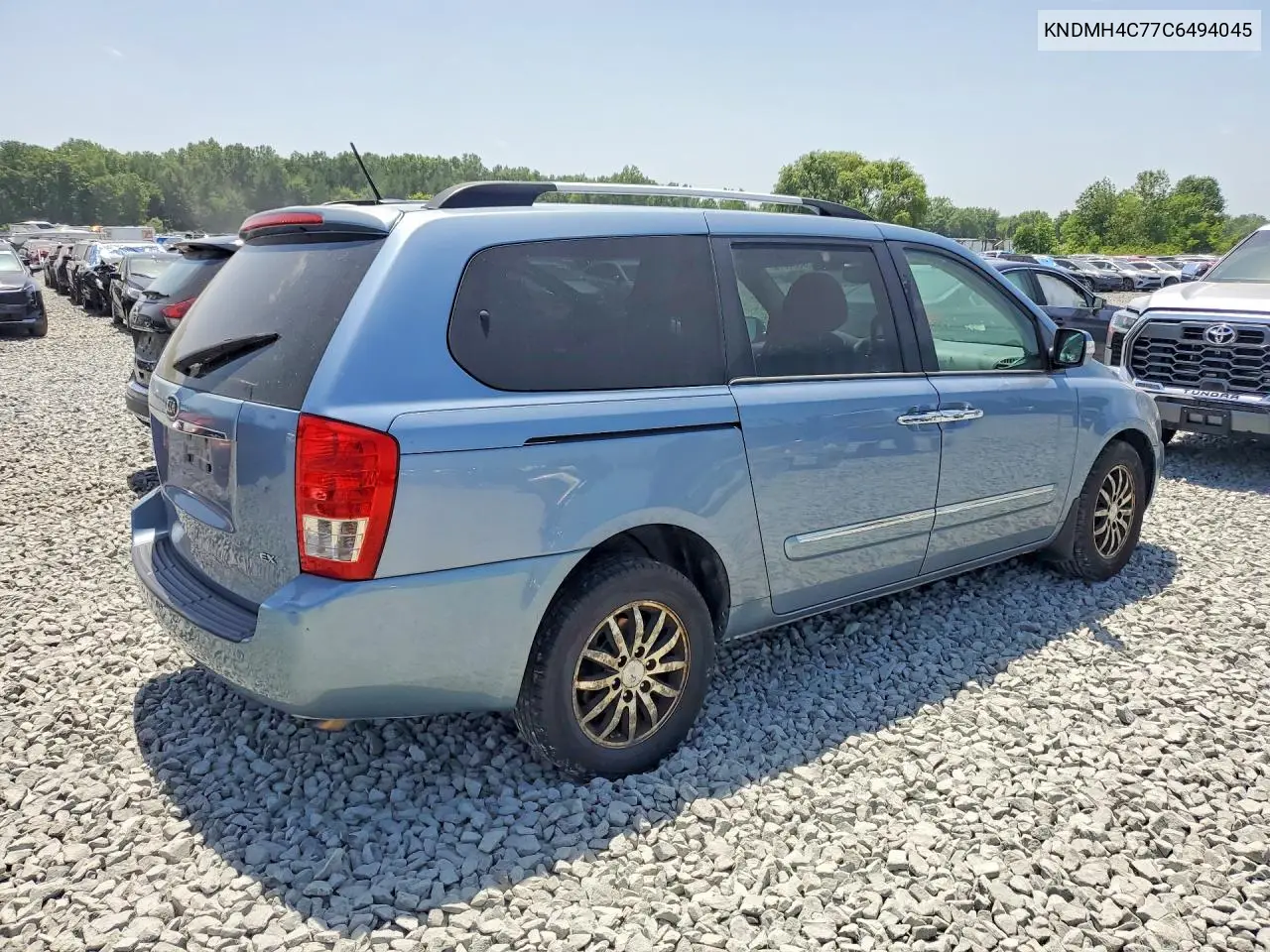 2012 Kia Sedona Ex VIN: KNDMH4C77C6494045 Lot: 59334376