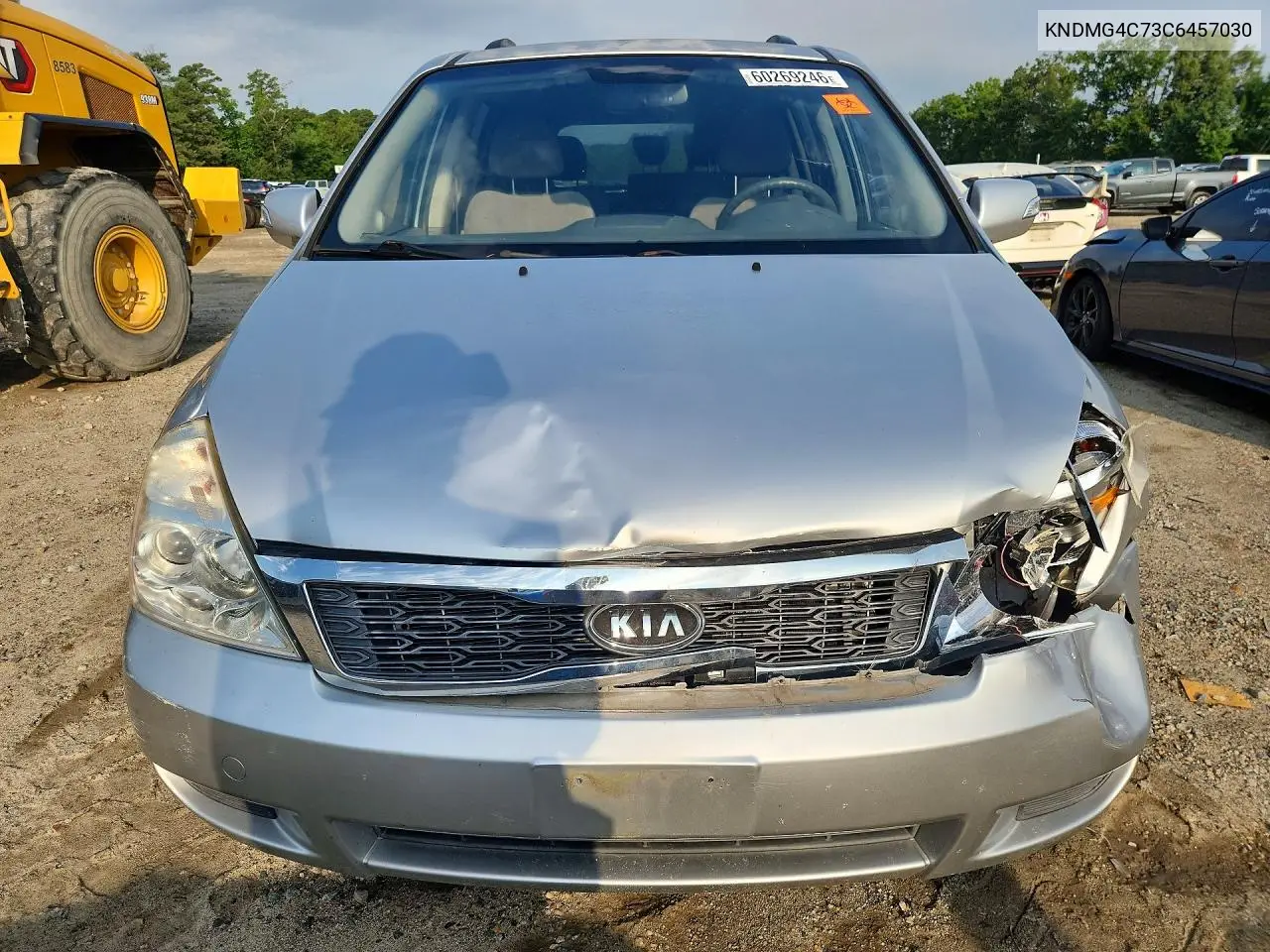2012 Kia Sedona Lx VIN: KNDMG4C73C6457030 Lot: 60269246