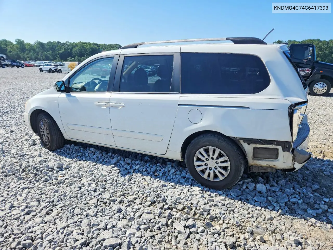 2012 Kia Sedona Lx VIN: KNDMG4C74C6417393 Lot: 61380636