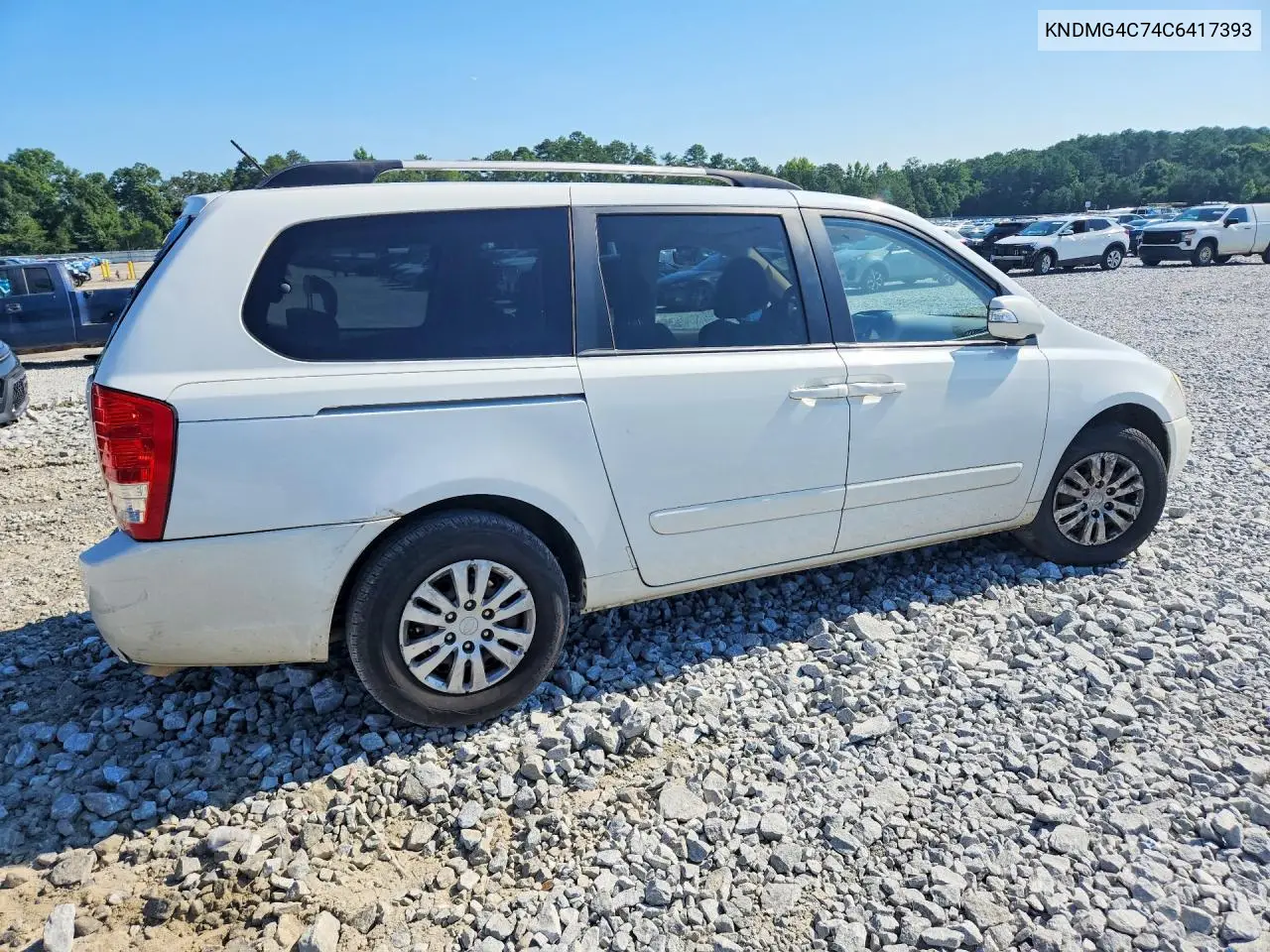 2012 Kia Sedona Lx VIN: KNDMG4C74C6417393 Lot: 61380636