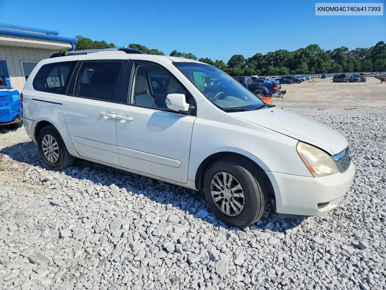 2012 Kia Sedona Lx VIN: KNDMG4C74C6417393 Lot: 61380636