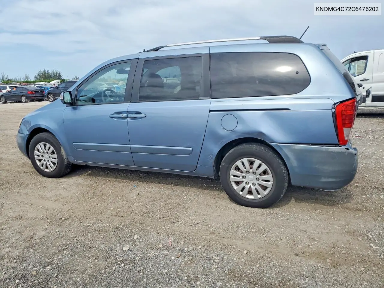 2012 Kia Sedona Lx VIN: KNDMG4C72C6476202 Lot: 61486936