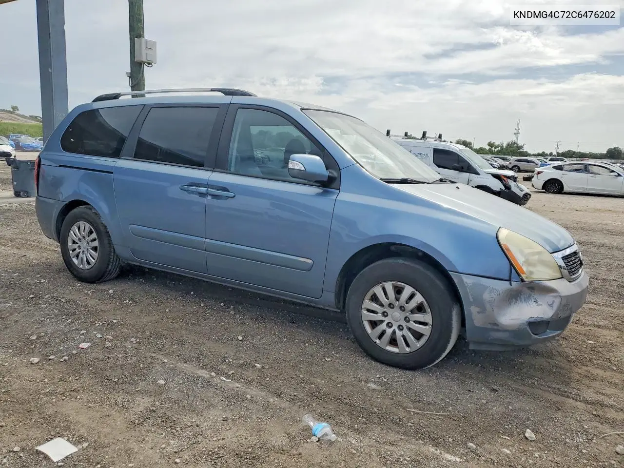 2012 Kia Sedona Lx VIN: KNDMG4C72C6476202 Lot: 61486936