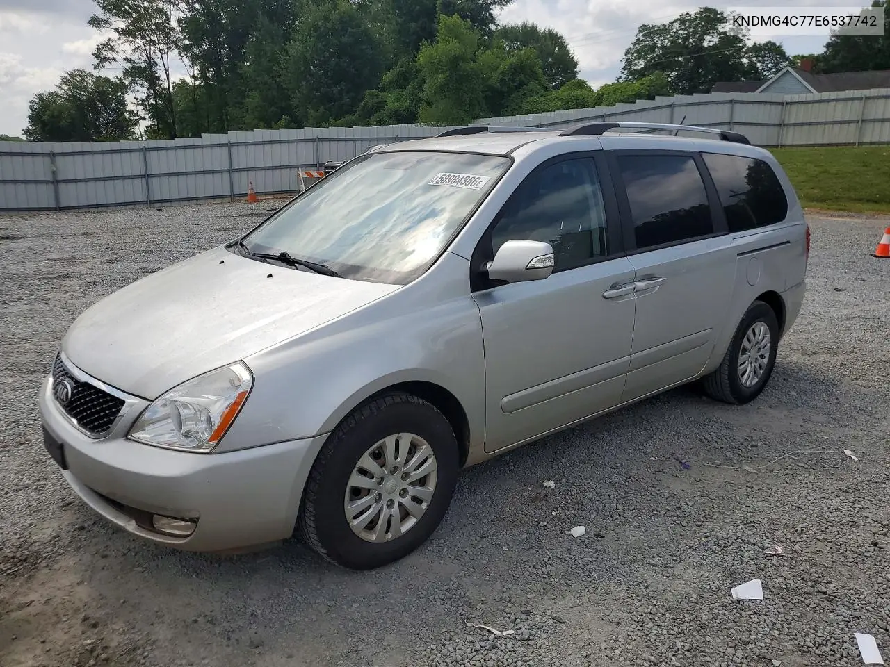 2014 Kia Sedona Lx VIN: KNDMG4C77E6537742 Lot: 58984366