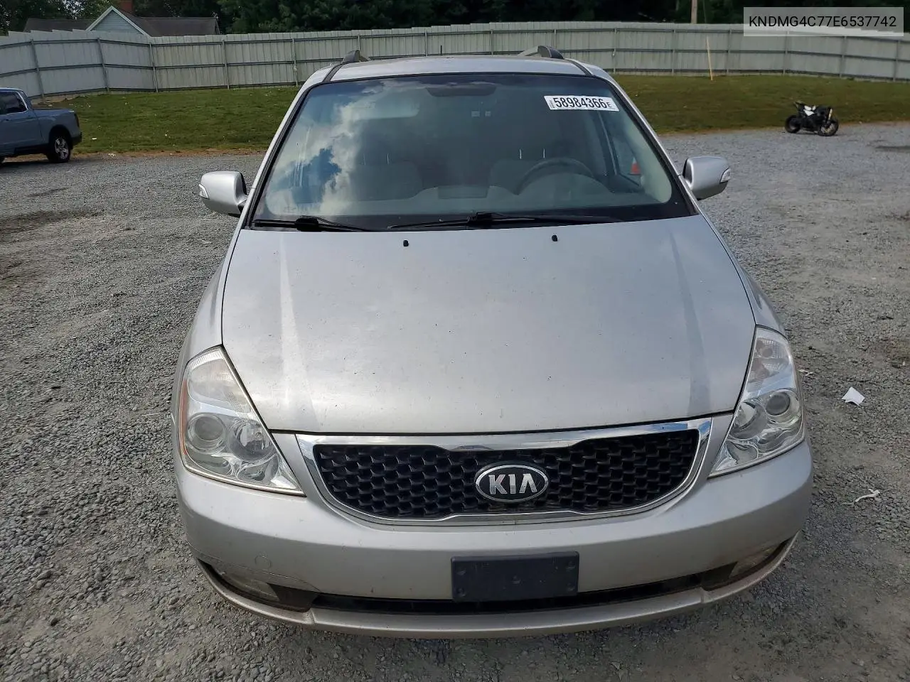 2014 Kia Sedona Lx VIN: KNDMG4C77E6537742 Lot: 58984366