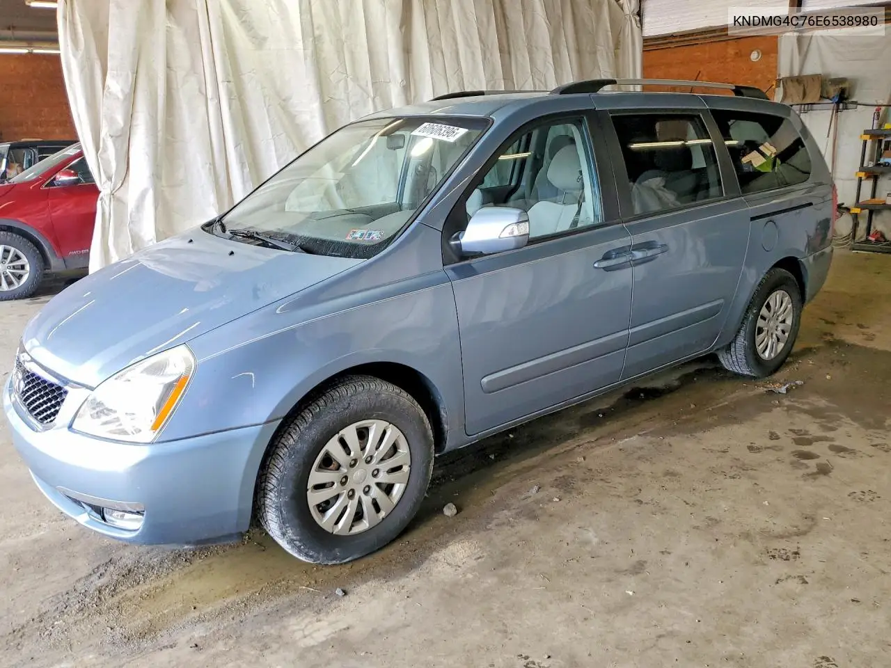 2014 Kia Sedona Lx VIN: KNDMG4C76E6538980 Lot: 60606396