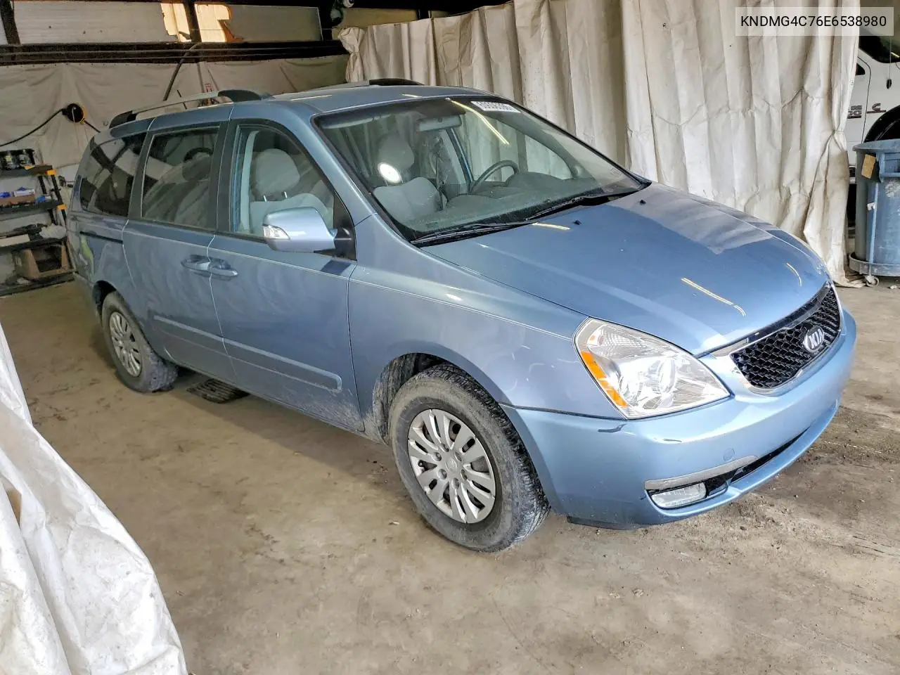 2014 Kia Sedona Lx VIN: KNDMG4C76E6538980 Lot: 60606396