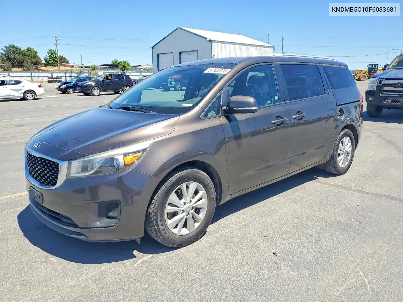 2015 Kia Sedona Lx VIN: KNDMB5C10F6033681 Lot: 57165376
