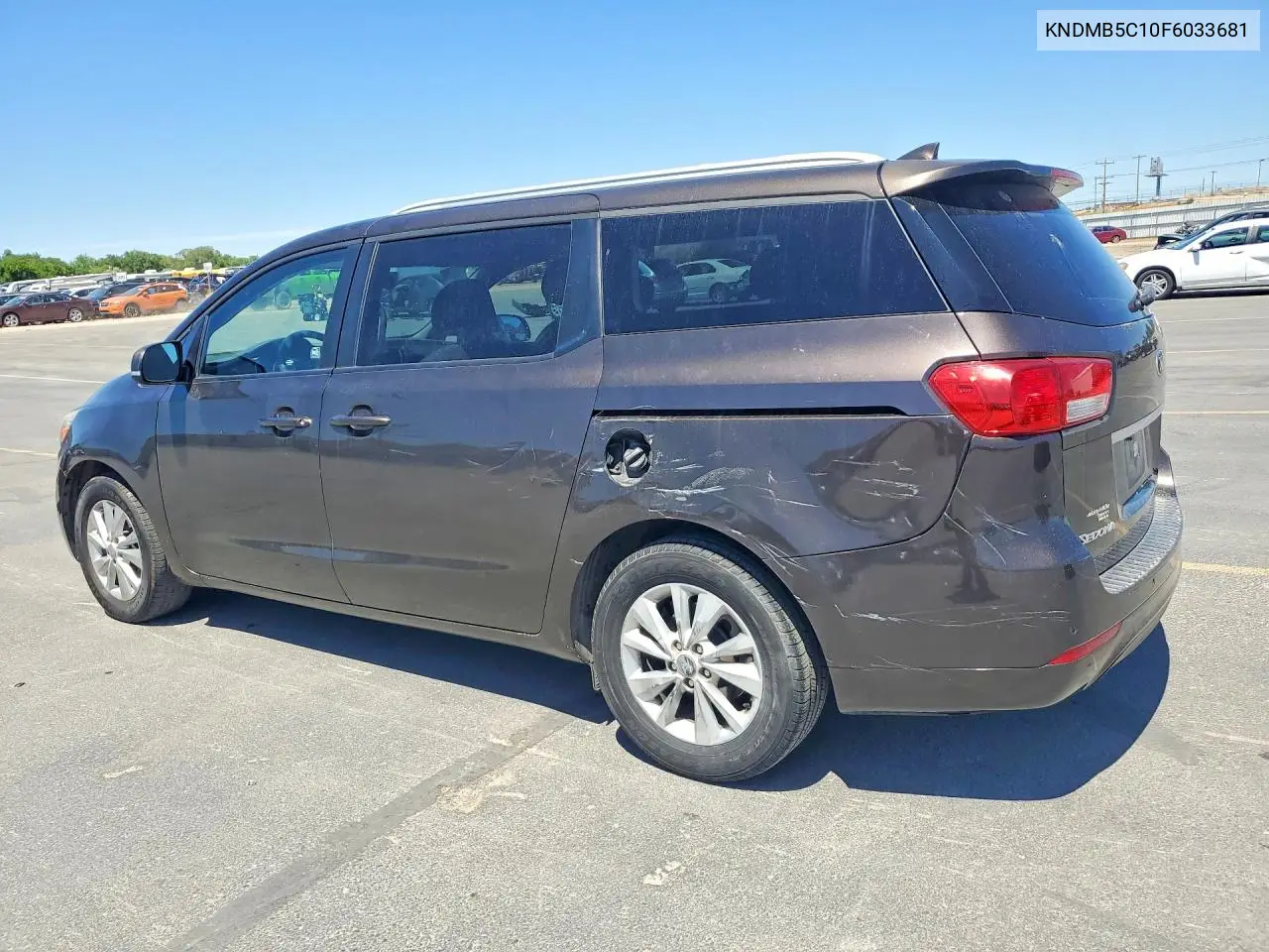 2015 Kia Sedona Lx VIN: KNDMB5C10F6033681 Lot: 57165376
