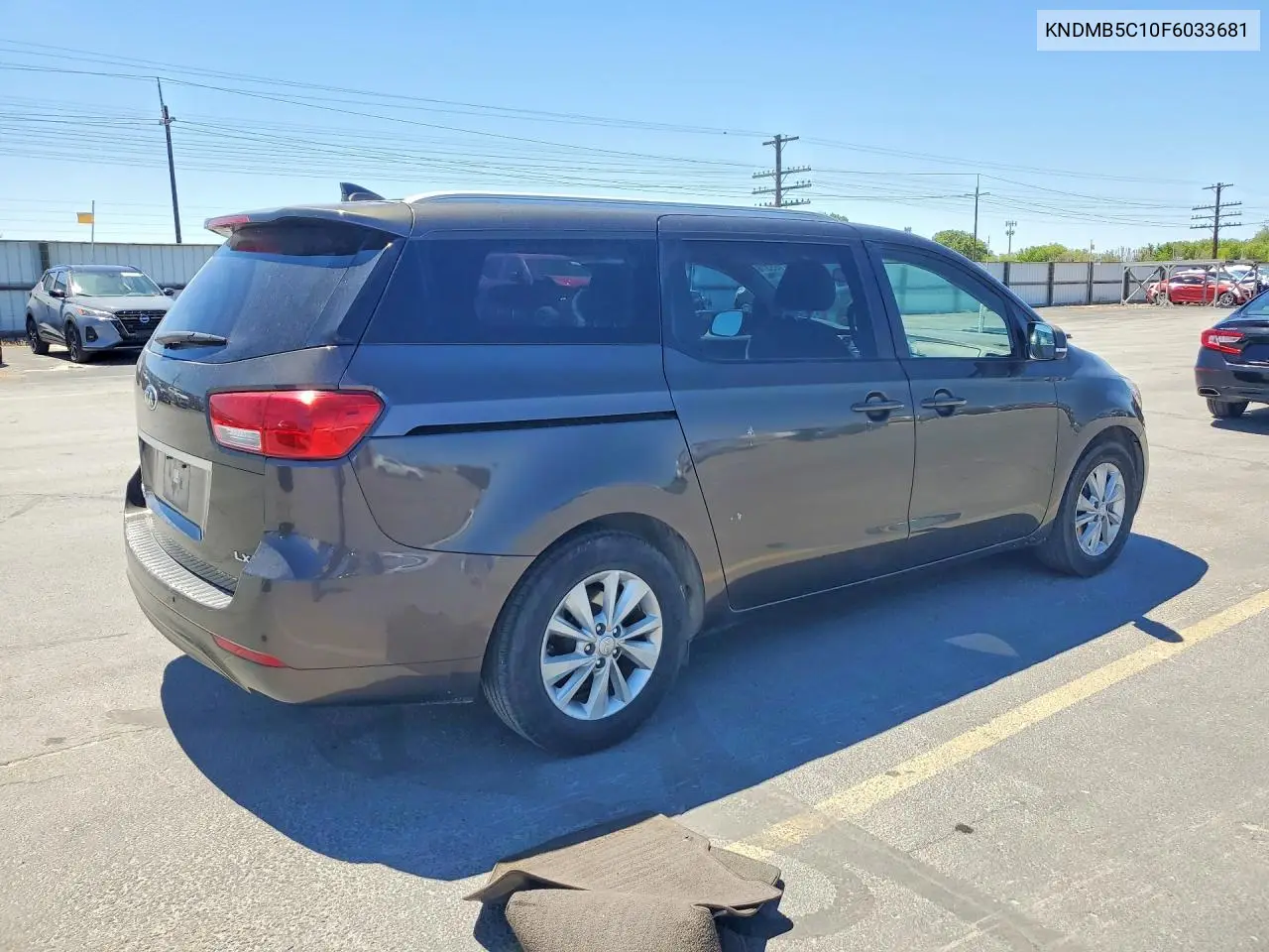 2015 Kia Sedona Lx VIN: KNDMB5C10F6033681 Lot: 57165376