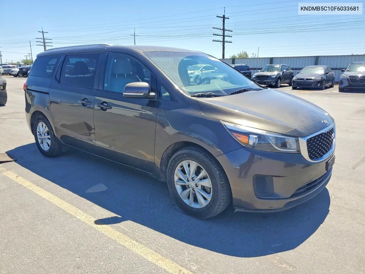 2015 Kia Sedona Lx VIN: KNDMB5C10F6033681 Lot: 57165376