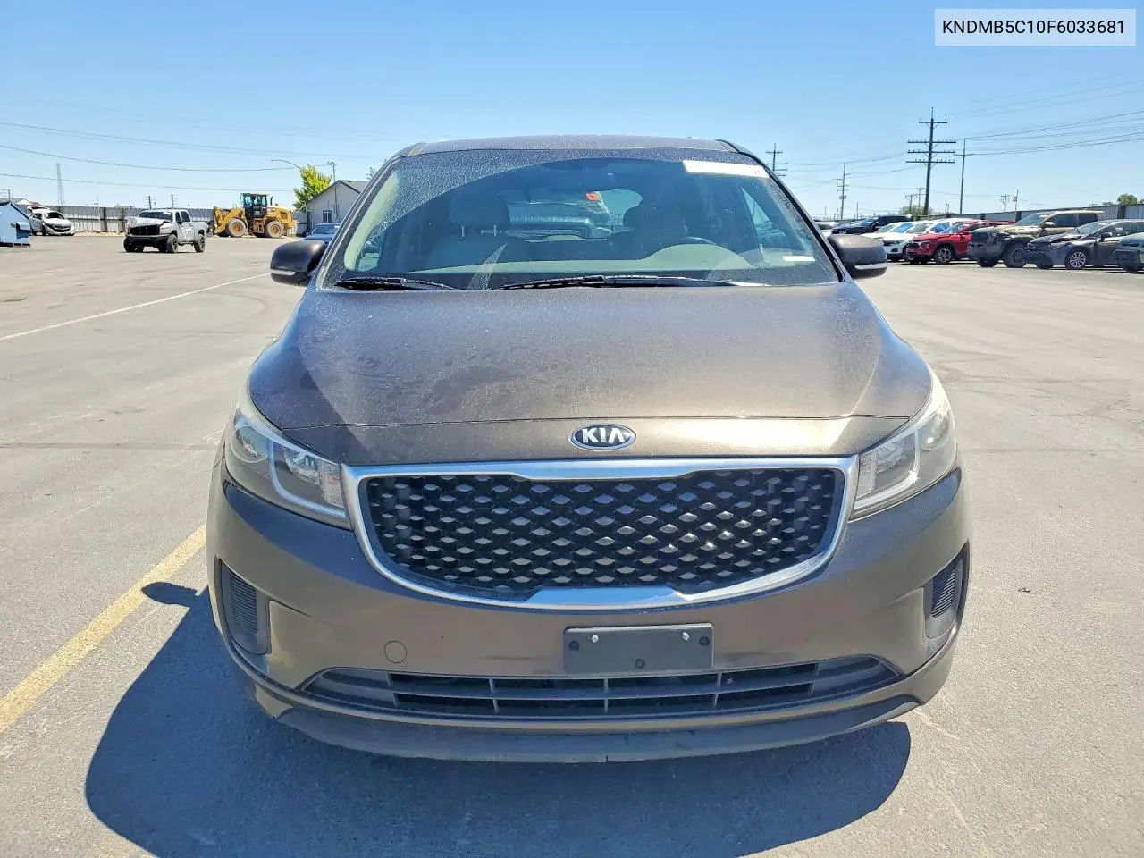 2015 Kia Sedona Lx VIN: KNDMB5C10F6033681 Lot: 57165376