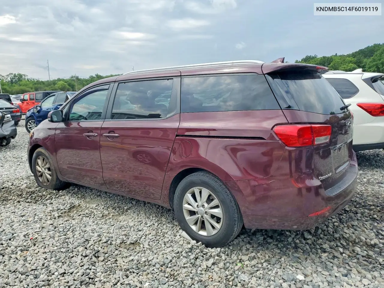 2015 Kia Sedona Lx VIN: KNDMB5C14F6019119 Lot: 57841786