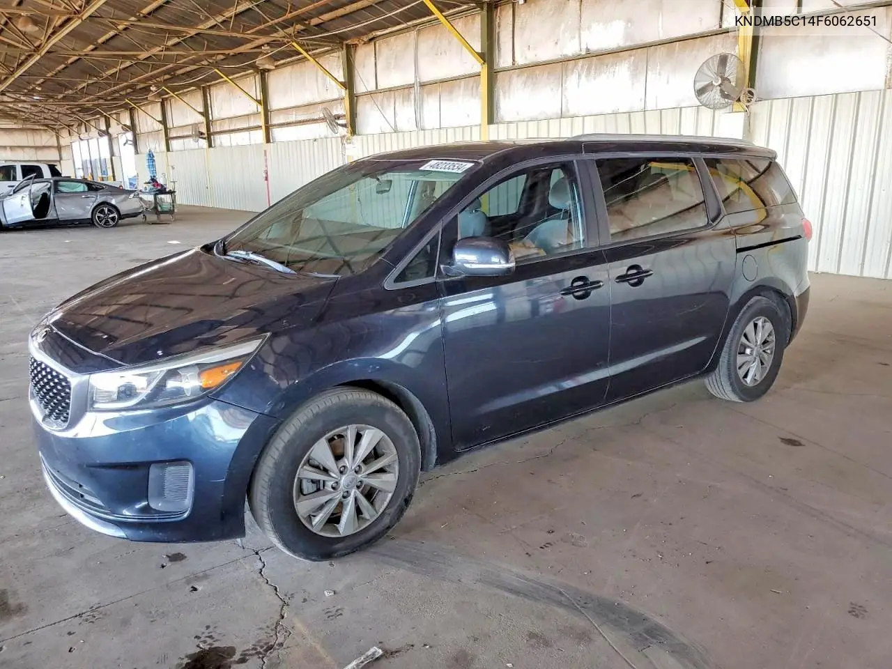 2015 Kia Sedona Lx VIN: KNDMB5C14F6062651 Lot: 58133556