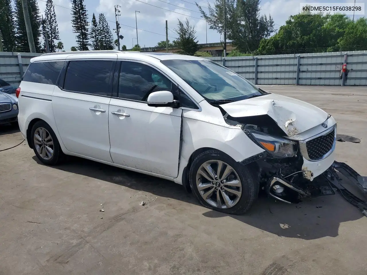 2015 Kia Sedona Sxl VIN: KNDME5C15F6038298 Lot: 60417616