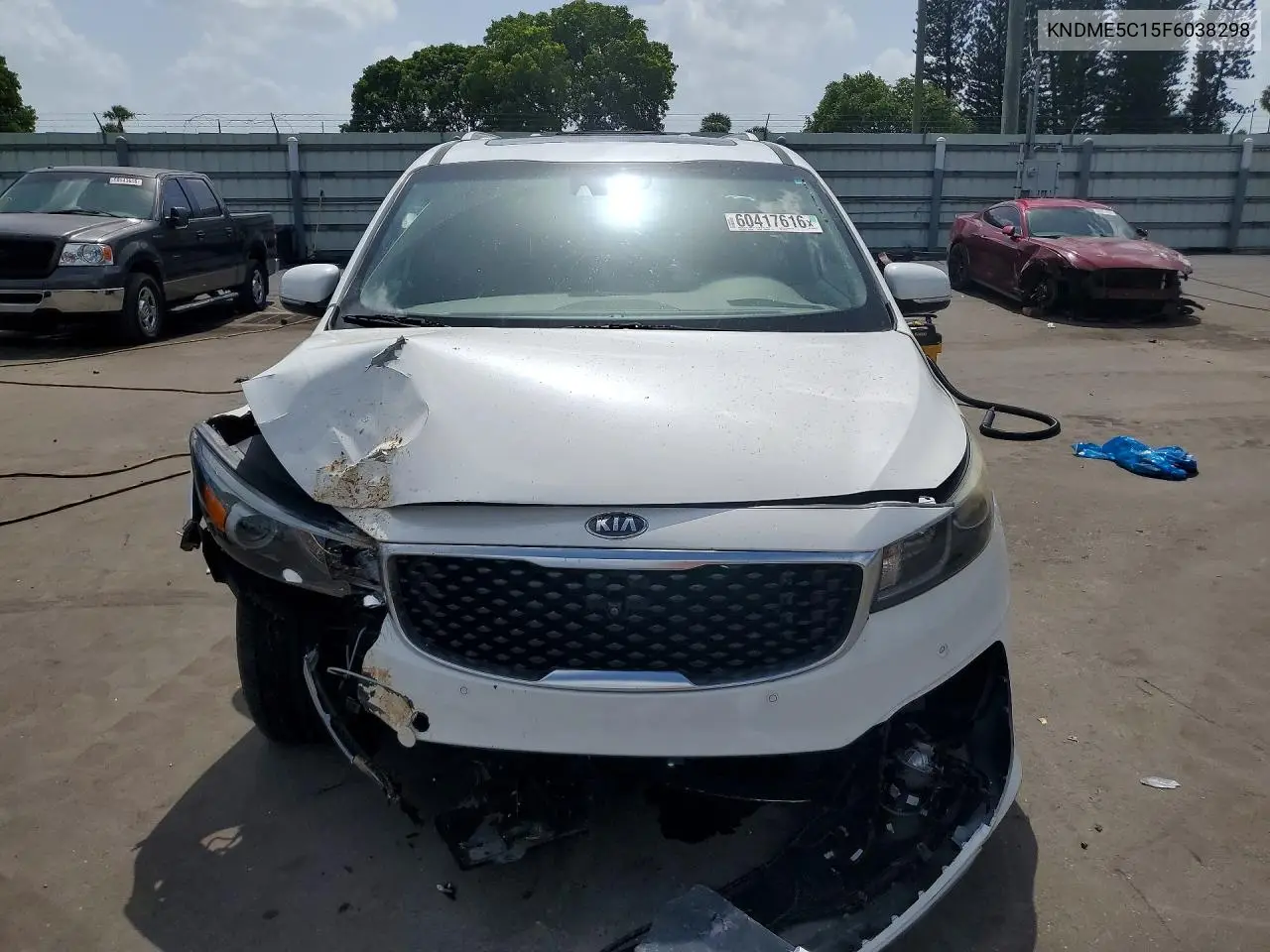 2015 Kia Sedona Sxl VIN: KNDME5C15F6038298 Lot: 60417616