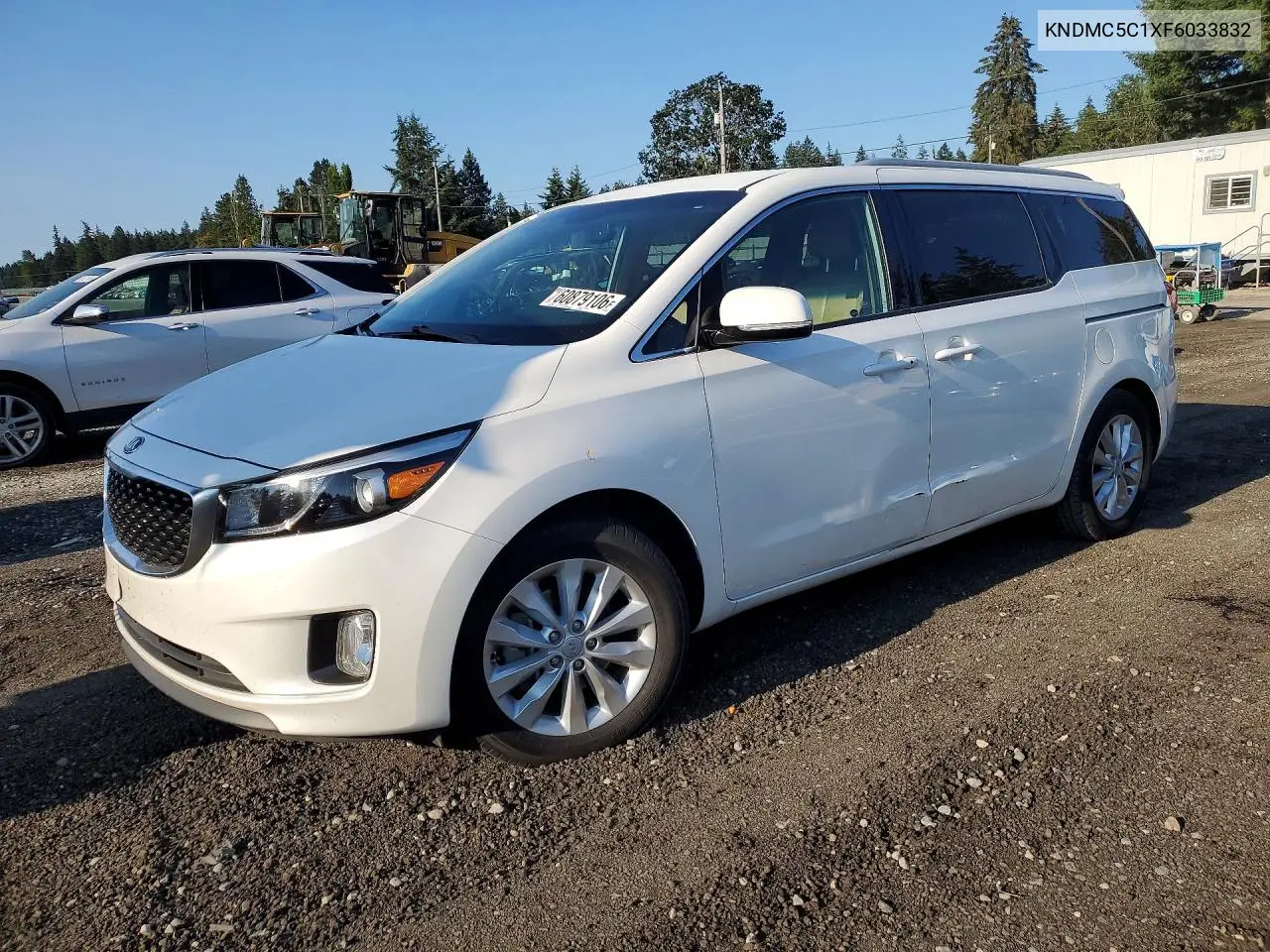 2015 Kia Sedona Ex VIN: KNDMC5C1XF6033832 Lot: 60879106
