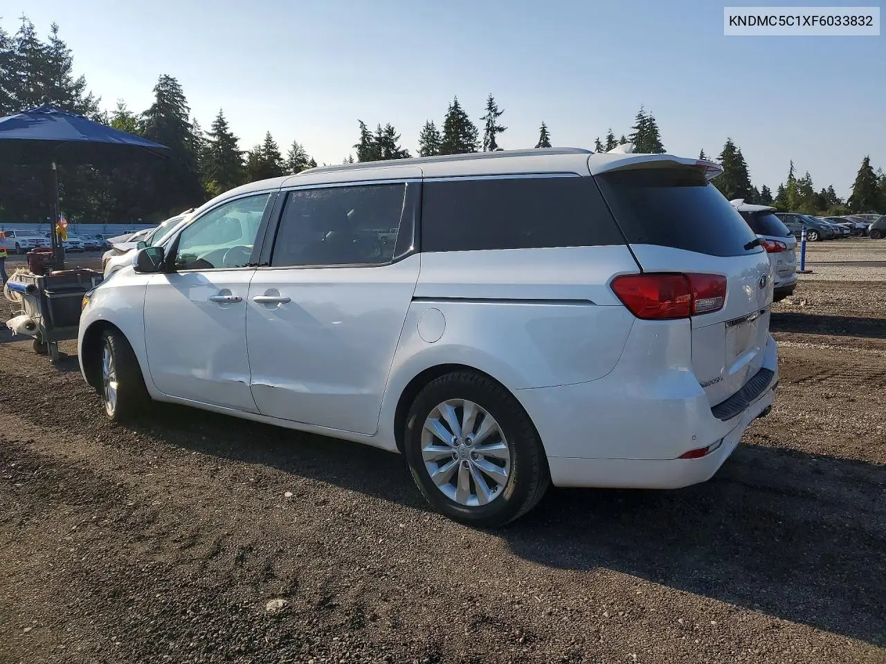 2015 Kia Sedona Ex VIN: KNDMC5C1XF6033832 Lot: 60879106