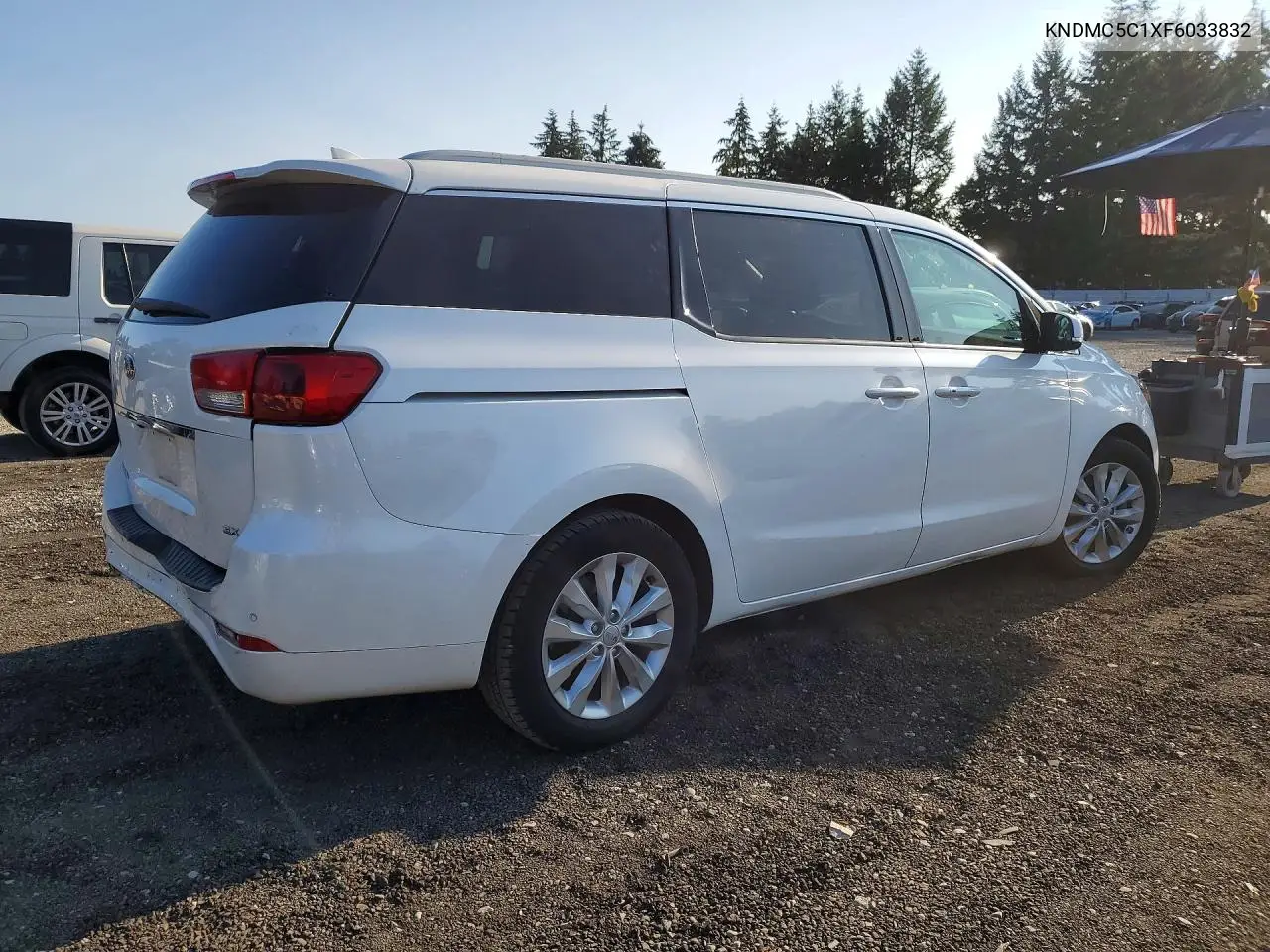 2015 Kia Sedona Ex VIN: KNDMC5C1XF6033832 Lot: 60879106