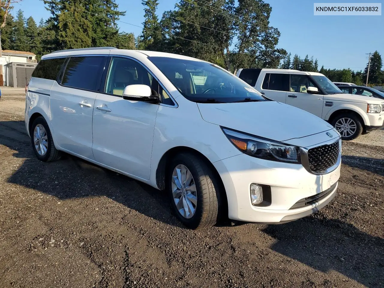 2015 Kia Sedona Ex VIN: KNDMC5C1XF6033832 Lot: 60879106