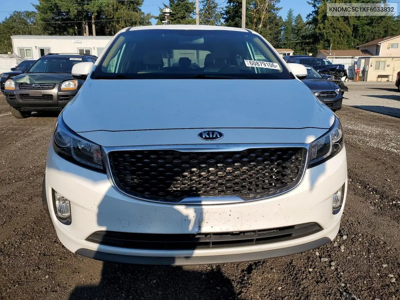 2015 Kia Sedona Ex VIN: KNDMC5C1XF6033832 Lot: 60879106