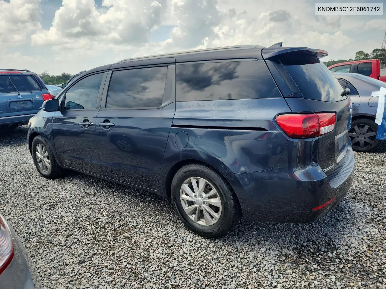 2015 Kia Sedona Lx VIN: KNDMB5C12F6061742 Lot: 61120476