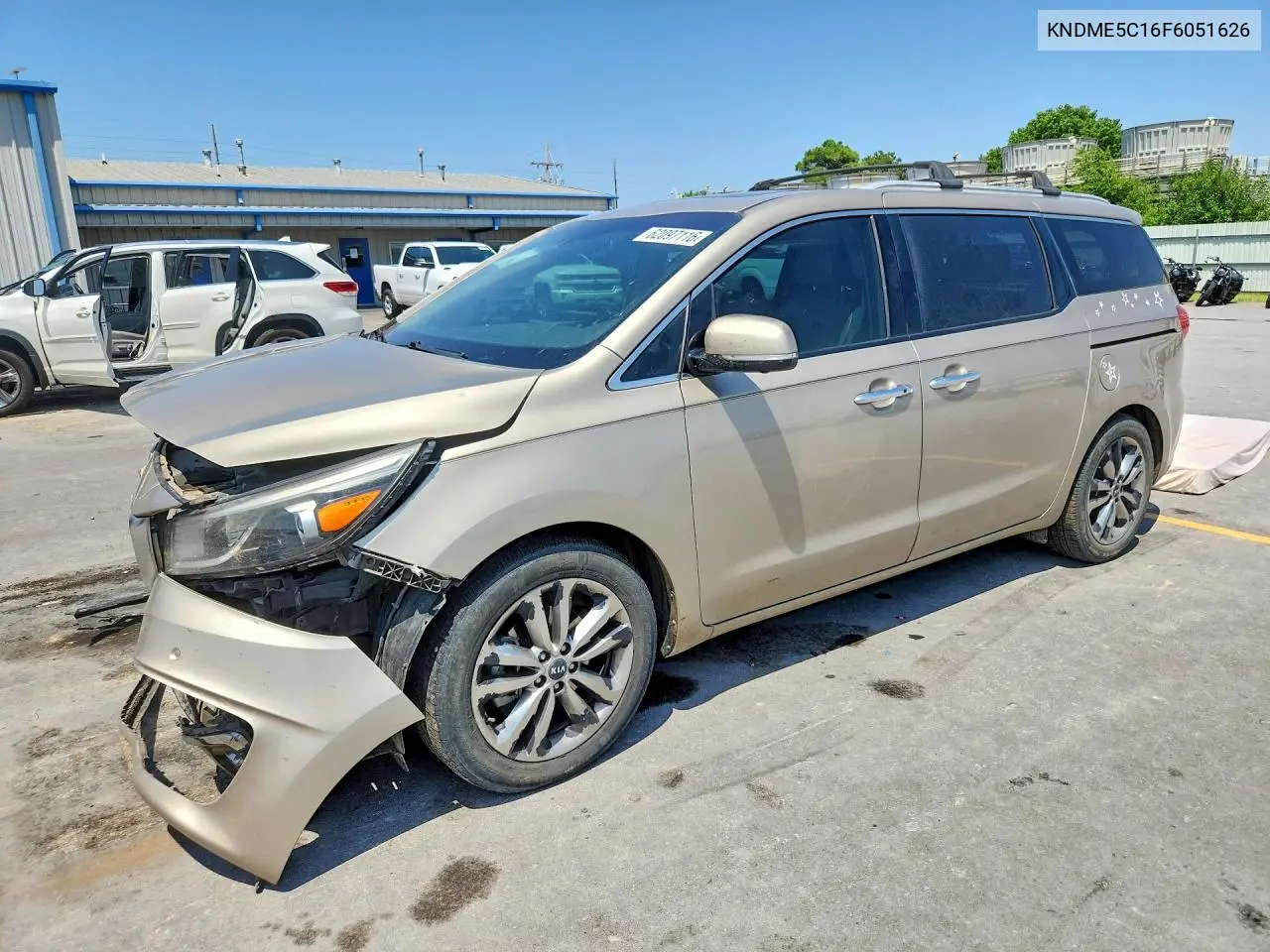 2015 Kia Sedona VIN: KNDME5C16F6051626 Lot: 62097116