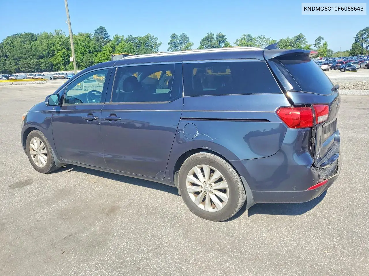 2015 Kia Sedona Ex VIN: KNDMC5C10F6058643 Lot: 79134115