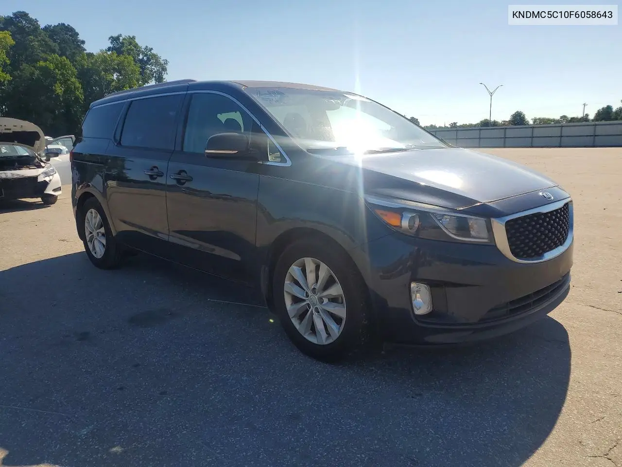 2015 Kia Sedona Ex VIN: KNDMC5C10F6058643 Lot: 79134115