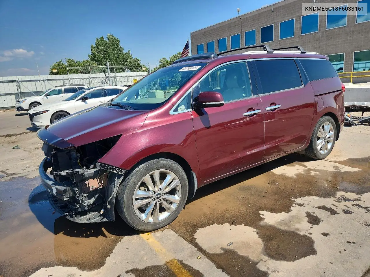2015 Kia Sedona Sxl VIN: KNDME5C18F6033161 Lot: 85448365