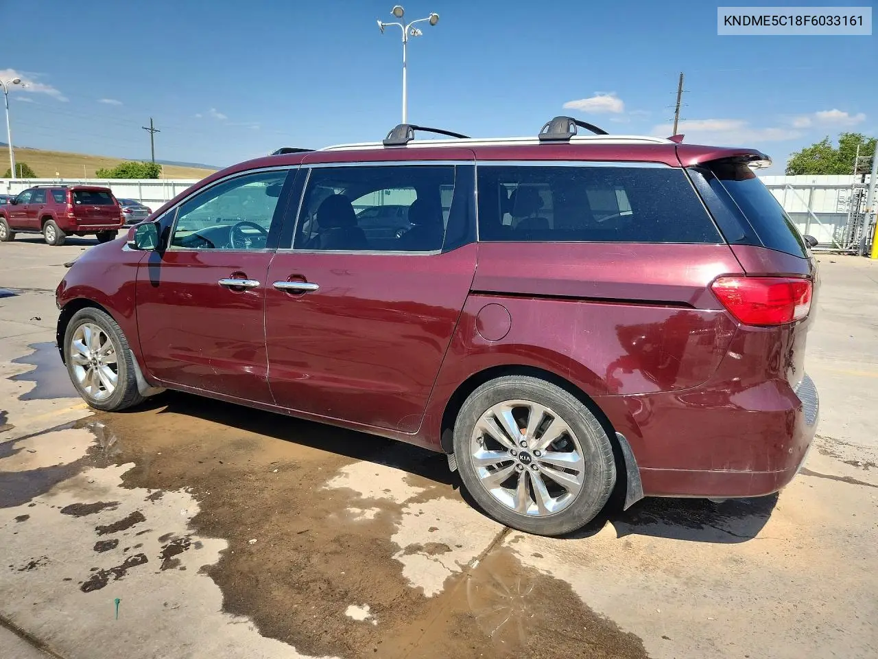 2015 Kia Sedona Sxl VIN: KNDME5C18F6033161 Lot: 85448365