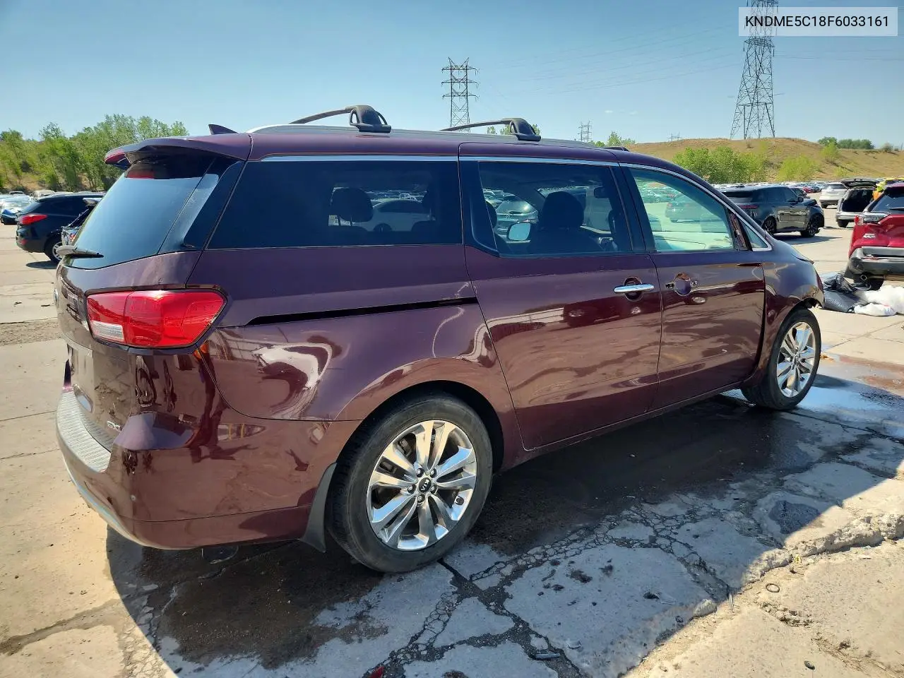 2015 Kia Sedona Sxl VIN: KNDME5C18F6033161 Lot: 85448365