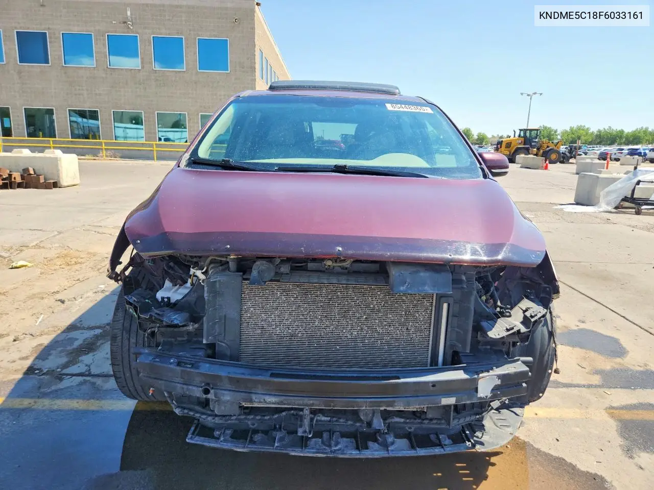 2015 Kia Sedona Sxl VIN: KNDME5C18F6033161 Lot: 85448365