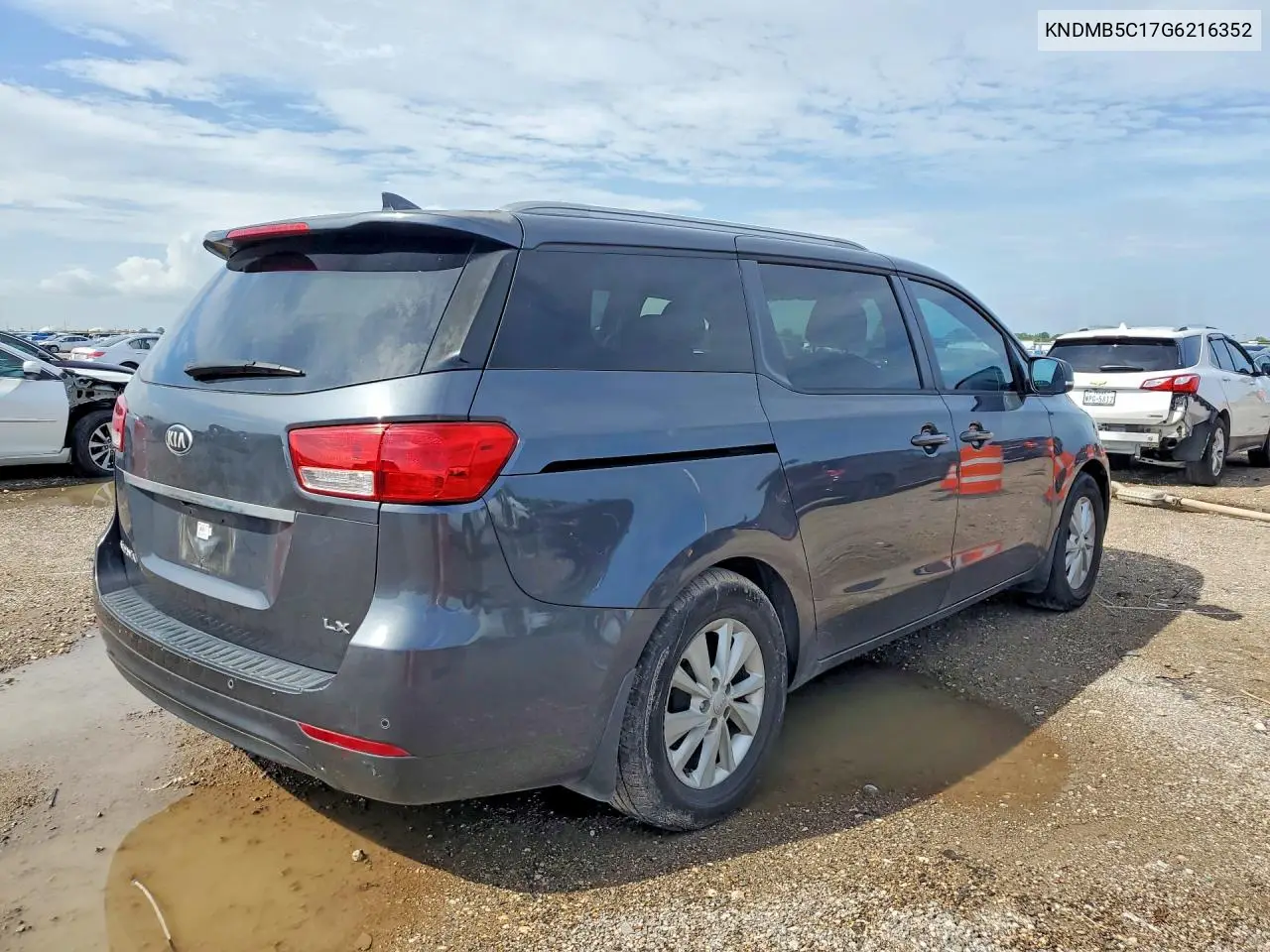 2016 Kia Sedona Lx VIN: KNDMB5C17G6216352 Lot: 51795596