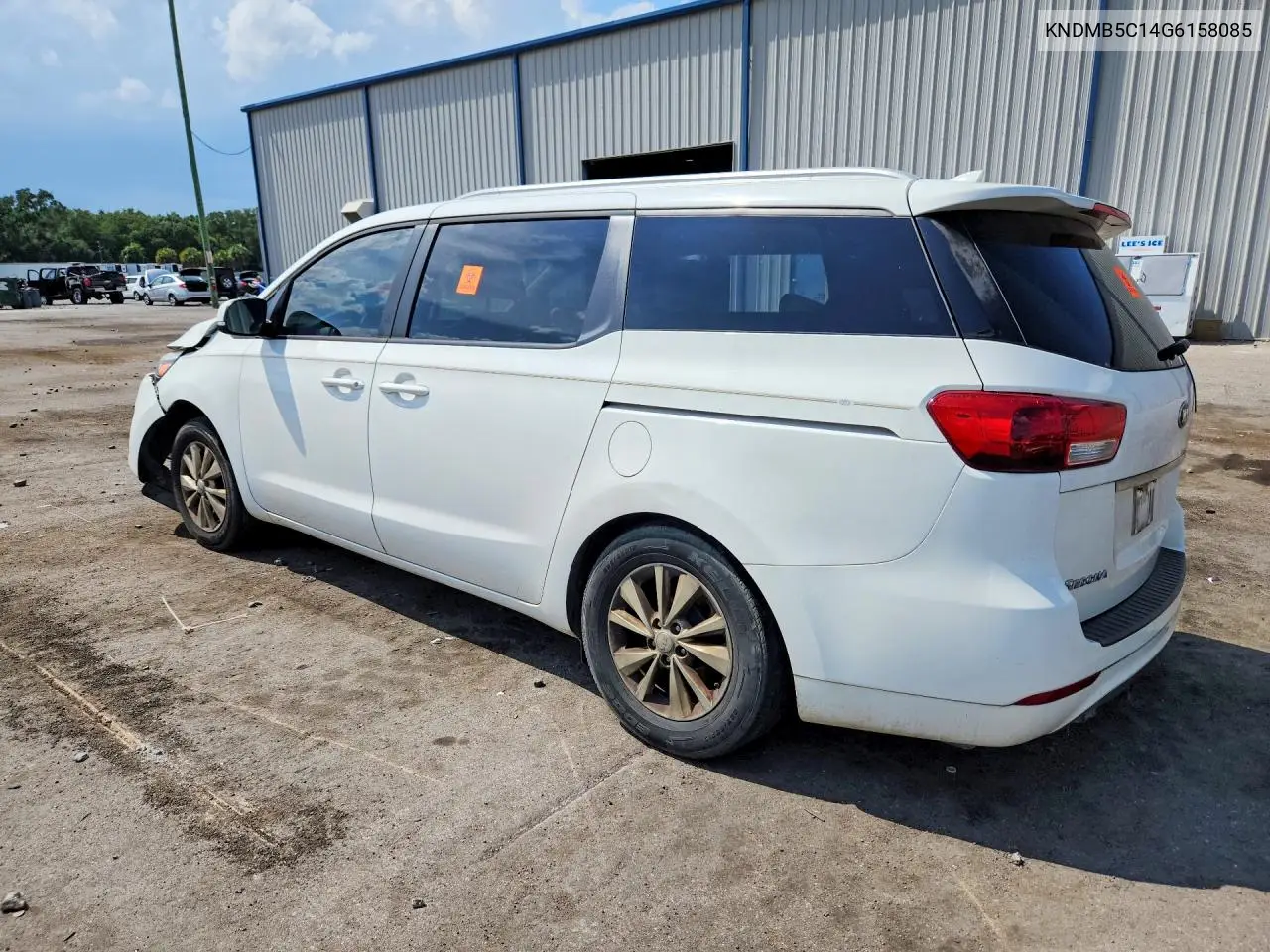 2016 Kia Sedona Lx VIN: KNDMB5C14G6158085 Lot: 58099796