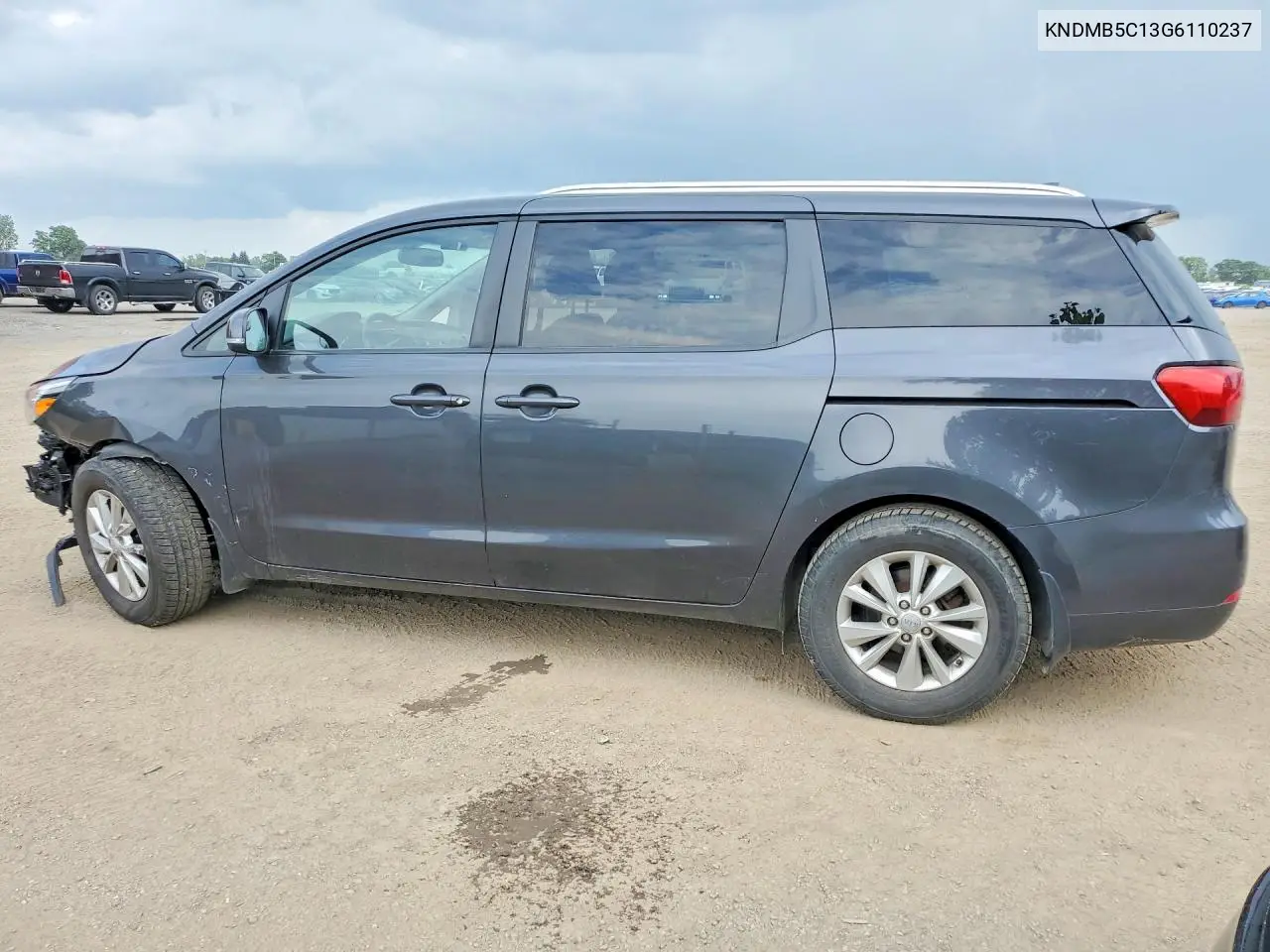 2016 Kia Sedona Lx VIN: KNDMB5C13G6110237 Lot: 58560156