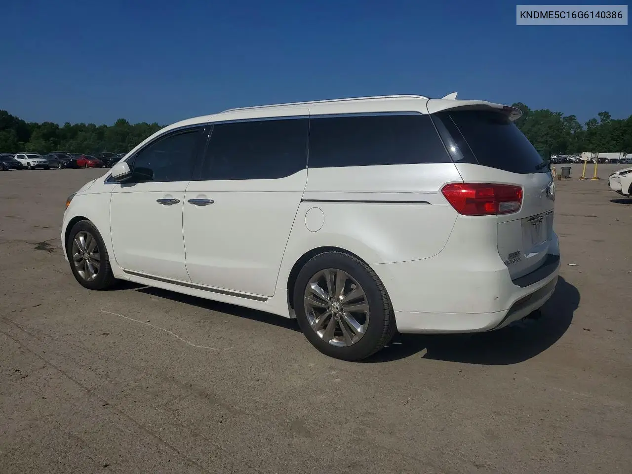 2016 Kia Sedona Sxl VIN: KNDME5C16G6140386 Lot: 59152016