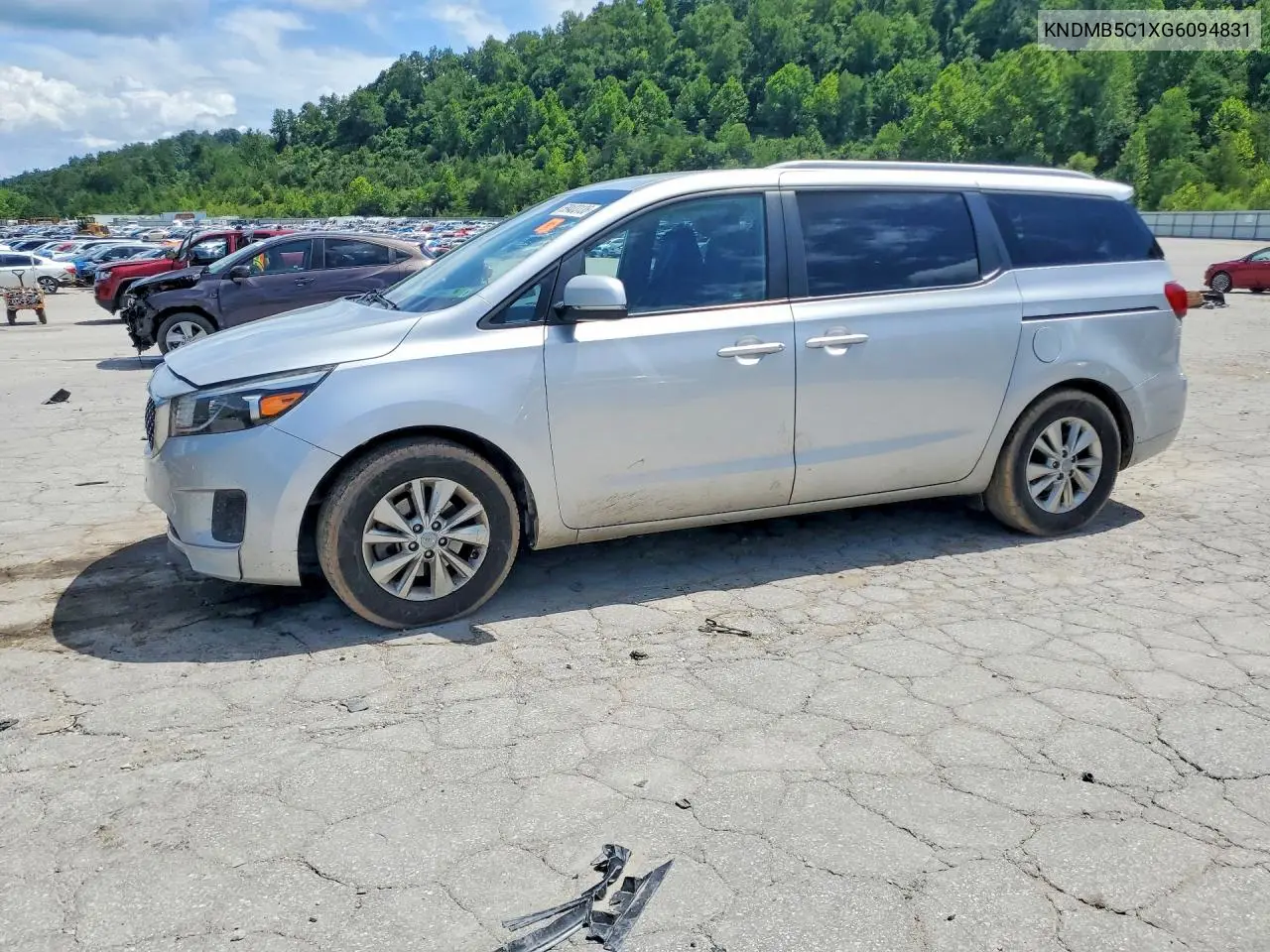 2016 Kia Sedona Lx VIN: KNDMB5C1XG6094831 Lot: 59403136