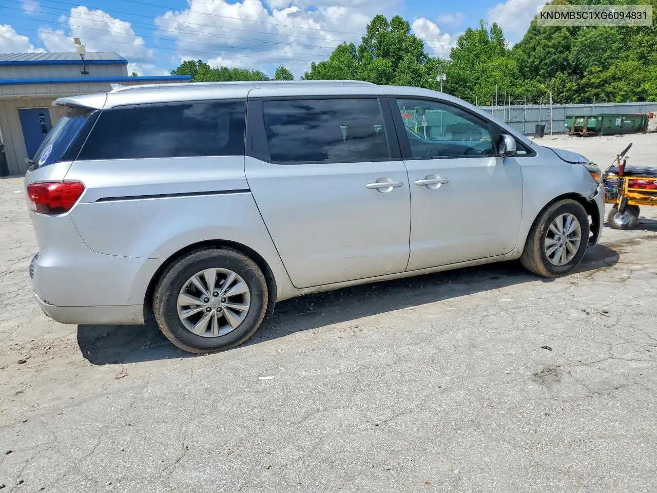 2016 Kia Sedona Lx VIN: KNDMB5C1XG6094831 Lot: 59403136