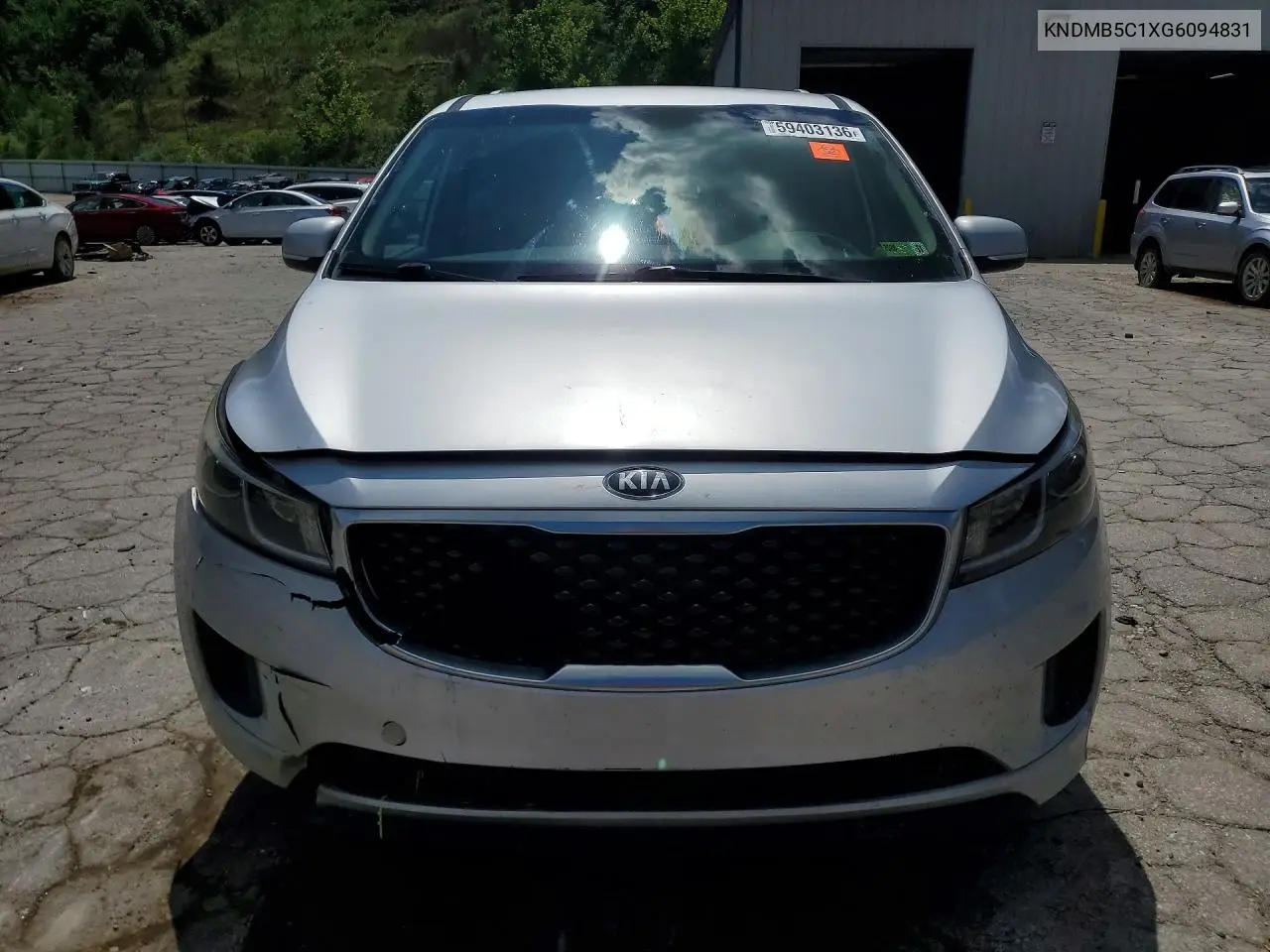 2016 Kia Sedona Lx VIN: KNDMB5C1XG6094831 Lot: 59403136