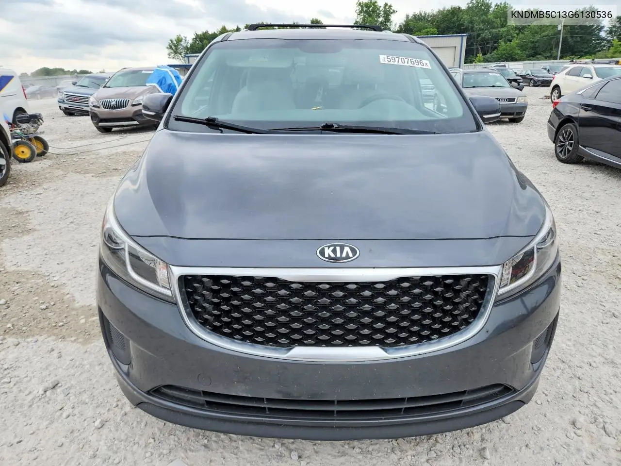 2016 Kia Sedona Lx VIN: KNDMB5C13G6130536 Lot: 59707696