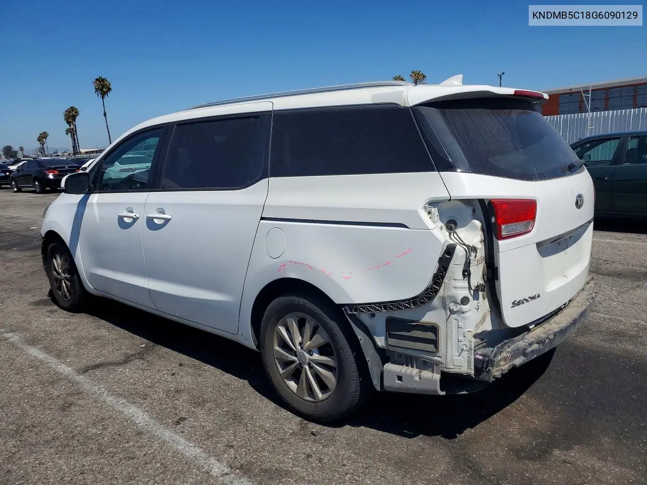 2016 Kia Sedona Lx VIN: KNDMB5C18G6090129 Lot: 59731816