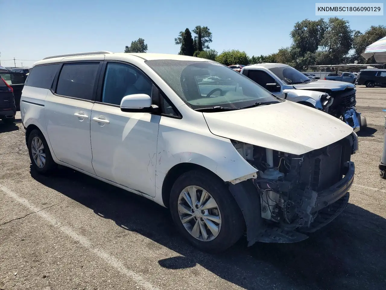 2016 Kia Sedona Lx VIN: KNDMB5C18G6090129 Lot: 59731816